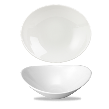 White Orbit Oval Pasta Bowl 21oz